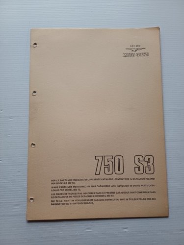 Moto Guzzi 750 S3 Varianti catalogo 850 T3 1977 catalogo …