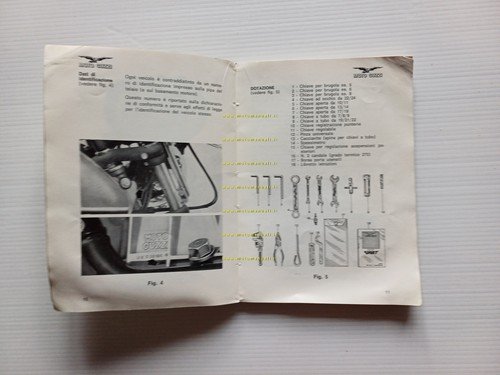 Moto Guzzi 750 V7 Sport 1973 manuale uso manutenzione italiano …