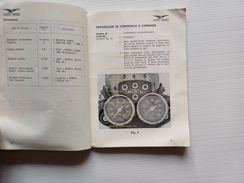Moto Guzzi 750 V7 Sport 1973 manuale uso manutenzione italiano …
