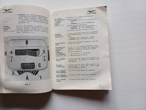 Moto Guzzi 750 V7 Sport 1973 manuale uso manutenzione italiano …
