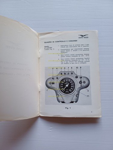 Moto Guzzi 850 GT California AGGIORNAMENTO manuale uso originale