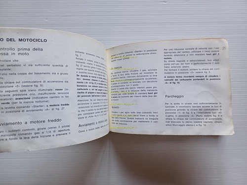 Moto Guzzi 850 Le Mans 1 1975 manuale uso manutenzione …