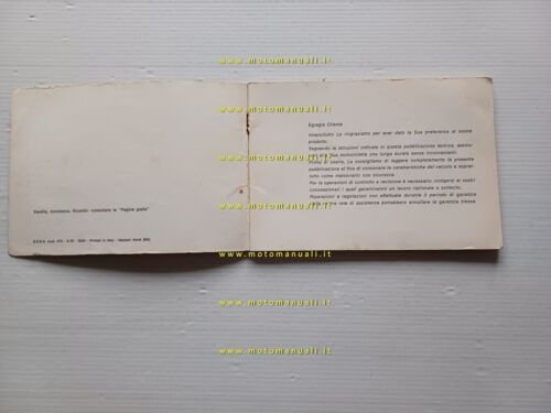 Moto Guzzi 850 Le Mans 1 1976 manuale uso manutenzione …