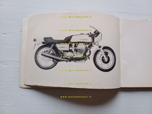 Moto Guzzi 850 Le Mans 1 1976 manuale uso manutenzione …