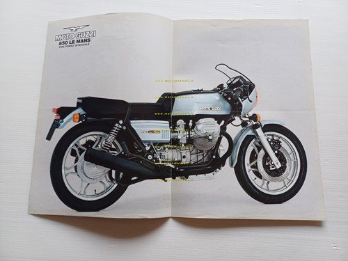 Moto Guzzi 850 Le Mans I 2a serie 1977 depliant …