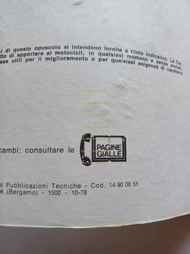Moto Guzzi 850 Le Mans II 1978 manuale uso manutenzione …