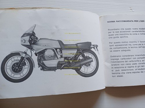 Moto Guzzi 850 Le Mans II 1978 manuale uso manutenzione …