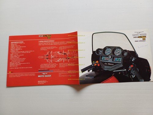 MOTO GUZZI 850 Le Mans II 1979 depliant originale ITALIANO
