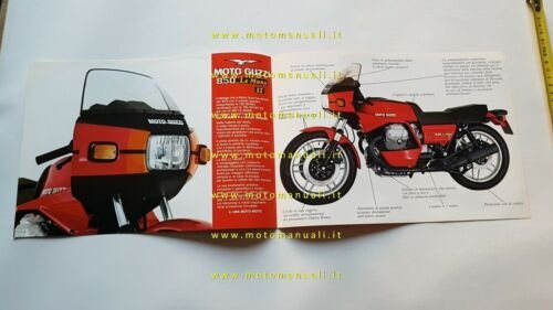 MOTO GUZZI 850 Le Mans II 1979 depliant originale ITALIANO …