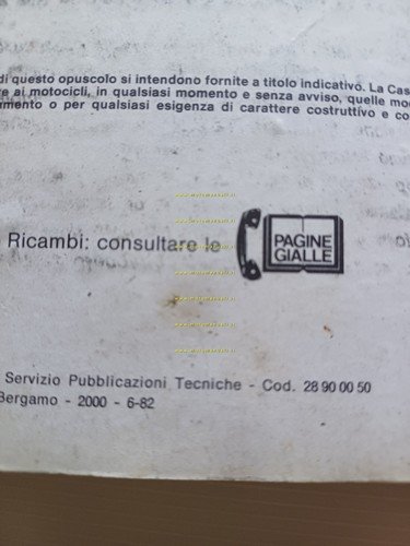 Moto Guzzi 850 Le Mans III 1982 manuale uso manutenzione …