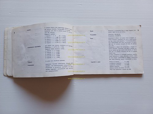 Moto Guzzi 850 Le Mans III 1982 manuale uso manutenzione …