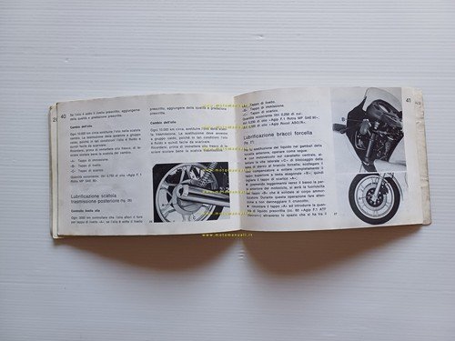 Moto Guzzi 850 Le Mans III 1982 manuale uso manutenzione …