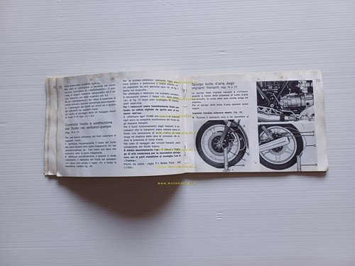 Moto Guzzi 850 Le Mans III 1984 manuale uso manutenzione …