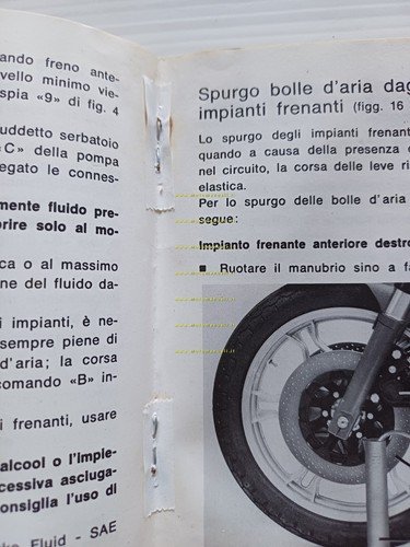 Moto Guzzi 850 Le Mans III 1984 manuale uso manutenzione …