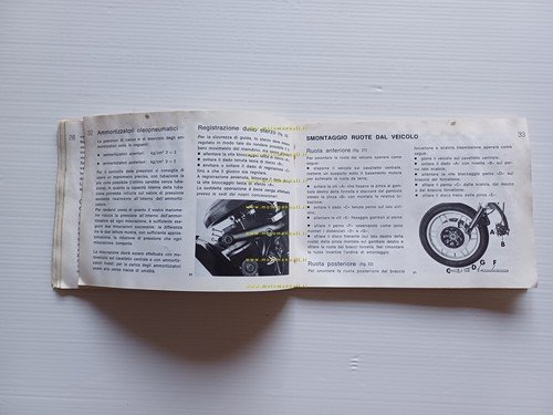 Moto Guzzi 850 Le Mans III 1984 manuale uso manutenzione …