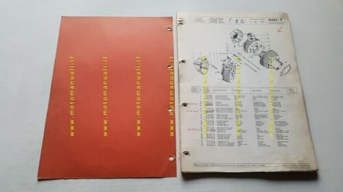 Moto Guzzi 850 T 1974 catalogo ricambi originale spare parts …