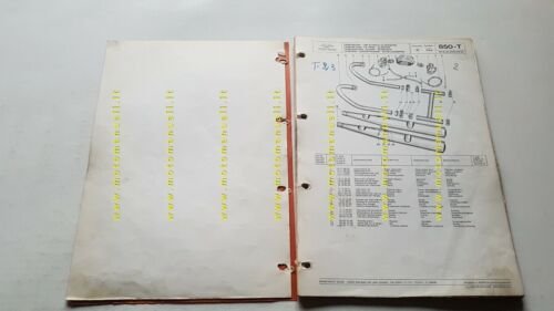 Moto Guzzi 850 T 1974 catalogo ricambi originale spare parts …