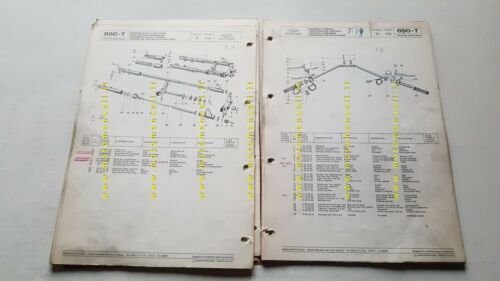 Moto Guzzi 850 T 1974 catalogo ricambi originale spare parts …