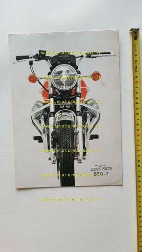 MOTO GUZZI 850 T 1974 depliant originale italiano motorcycle brochure