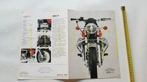 MOTO GUZZI 850 T 1974 depliant originale italiano motorcycle brochure