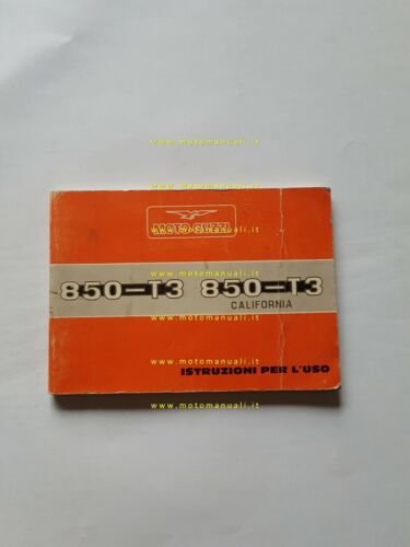 Moto Guzzi 850 T3- California 1982 manuale uso manutenzione libretto …