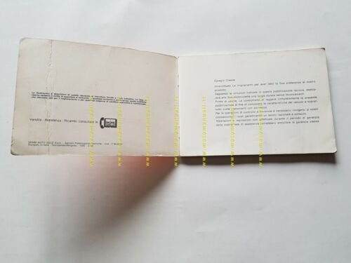 Moto Guzzi 850 T3- California 1982 manuale uso manutenzione libretto …