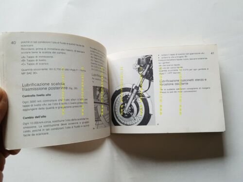 Moto Guzzi 850 T3- California 1982 manuale uso manutenzione libretto …