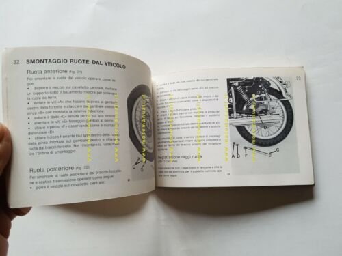 Moto Guzzi 850 T3- California 1982 manuale uso manutenzione libretto …