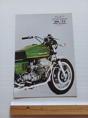 MOTO GUZZI 850 T3 1975 depliant originale italiano