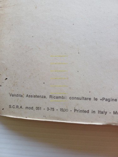 Moto Guzzi 850 T3 1975 manuale uso manutenzione libretto istruzioni …
