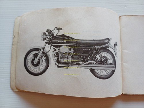 Moto Guzzi 850 T3 1975 manuale uso manutenzione libretto istruzioni …