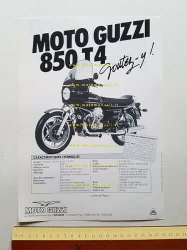 Moto Guzzi 850 T3 California - 850 T4 depliant originale …