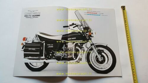 MOTO GUZZI 850 T3 California 1975 depliant originale brochure FRENCH …