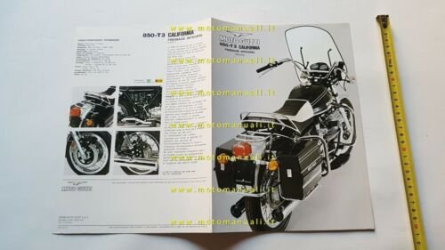 MOTO GUZZI 850 T3 California 1975 depliant originale brochure FRENCH …