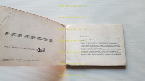 Moto Guzzi 850 T3 California 1979 manuale uso manutenzione italiano …