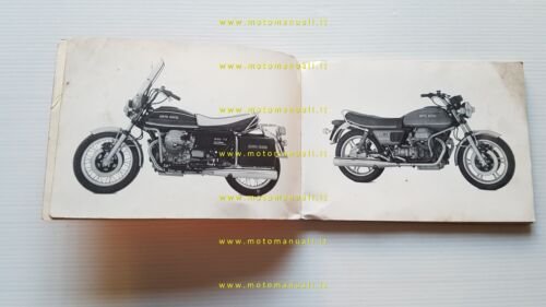 Moto Guzzi 850 T3 California 1979 manuale uso manutenzione italiano …