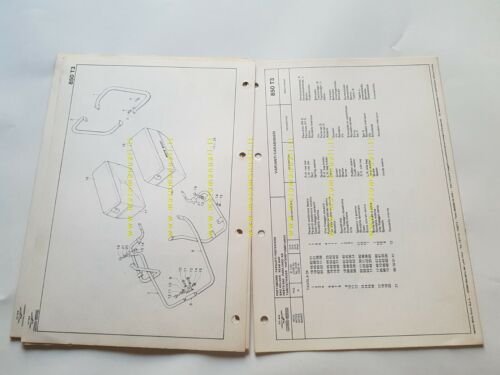 Moto Guzzi 850 T3 Carabinieri 1979 varianti catalogo ricambi 850 …