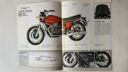 MOTO GUZZI 850 T3 depliant originale motorcycle brochure