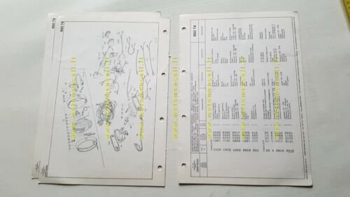 Moto Guzzi 850 T4 1980 varianti catalogo ricambi spare parts …