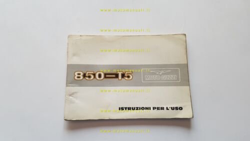 Moto Guzzi 850 T5 1983 manuale uso manutenzione originale italiano