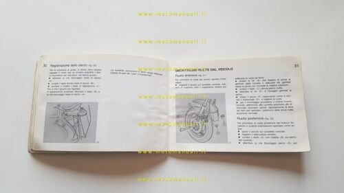 Moto Guzzi 850 T5 1983 manuale uso manutenzione originale italiano