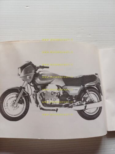Moto Guzzi 850 T5 1987 manuale uso manutenzione libretto originale …