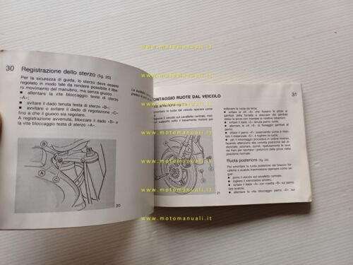 Moto Guzzi 850 T5 1987 manuale uso manutenzione libretto originale …