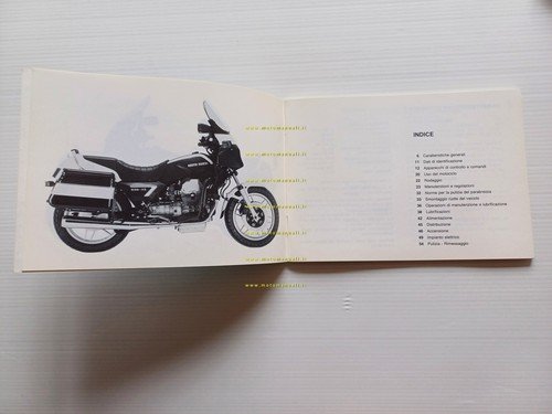 Moto Guzzi 850 T5 Polizia Carabinieri 1987 manuale uso italiano …