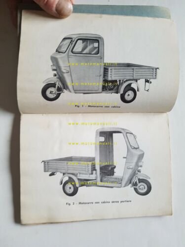 Moto Guzzi Aiace 110 1961 manuale uso manutenzione libretto originale …