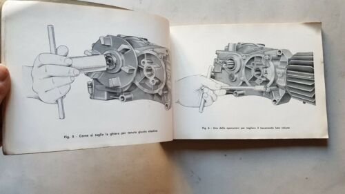 Moto Guzzi Aiace 110 Motocarro 1962 manuale officina originale shop …