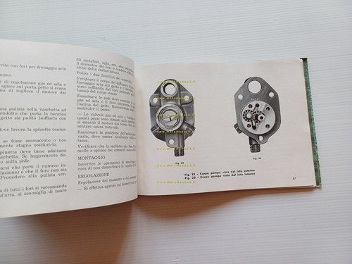 Moto Guzzi Airone 250 1951 manuale officina italiano originale