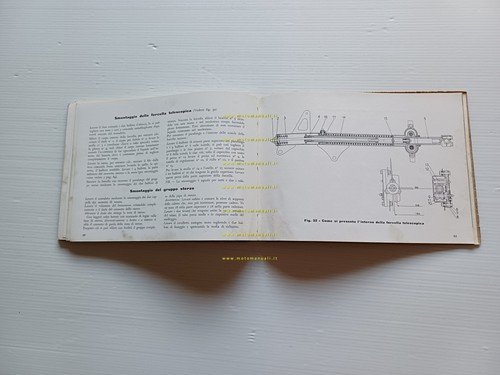 Moto Guzzi Airone 250 Sport 1950 manuale officina riparazione italiano …