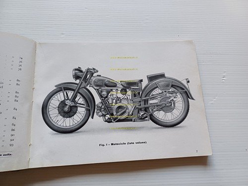 Moto Guzzi Airone 250 Sport 1950 manuale officina riparazione italiano …
