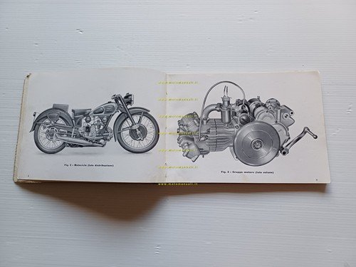 Moto Guzzi Airone 250 Sport 1950 manuale officina riparazione italiano …